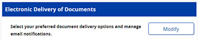Electronic Delivery of Documents screenshot